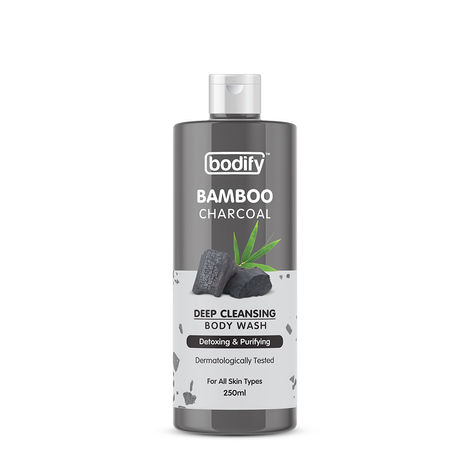 Buy Bodify Bamboo Charcoal Body Wash 250 ml-Purplle