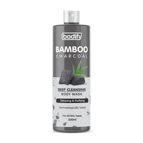 Buy Bodify Bamboo Charcoal Body Wash 500 ml-Purplle