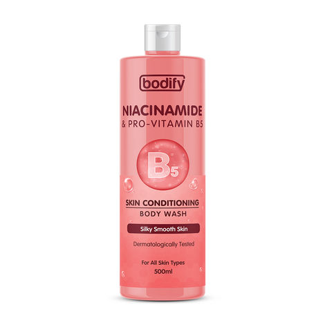 Buy Bodify Niacinamide & Pro Vitamin B5 Body Wash 500ml-Purplle