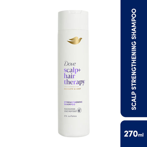 Buy Dove Scalp+Hair Therapy Sulphate Free Density Boost Strengthening Shampoo- Niacinamide&Zinc-peptides 270 ml-Purplle