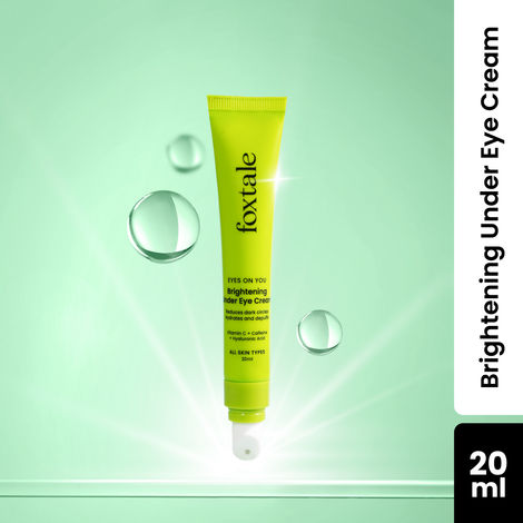 Buy Foxtale Eyes On You Brightening Under Eye Cream - 20ml-Purplle