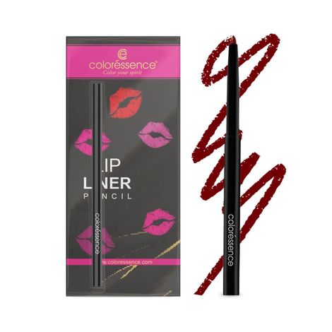 Buy COLORESSENCE Long Stay Smudge Free Waterproof Creamy Definer Lip Liner Pencil 0.25 gm - Maroon-Purplle