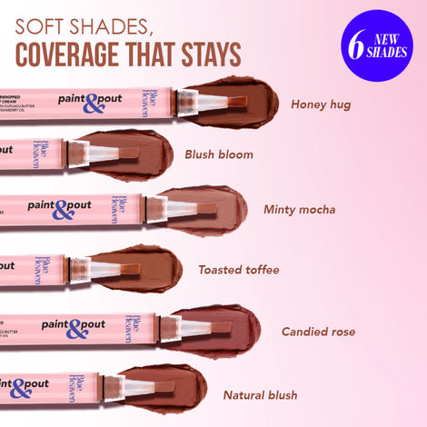 Blue Heaven Paint & Pout Airwhipped Lip Cream - Minty Mocha(10