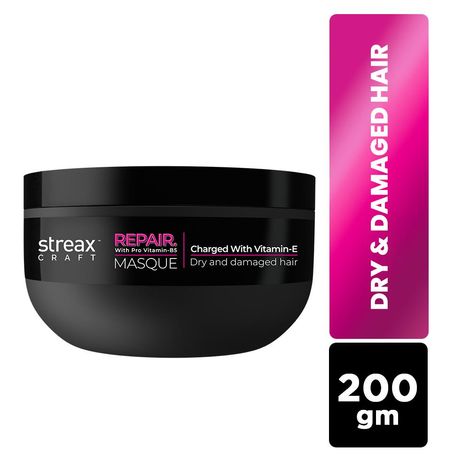 Buy Streax Craft Repair Masque or Mask, 200ml for Dry and Damaged Hair-Purplle