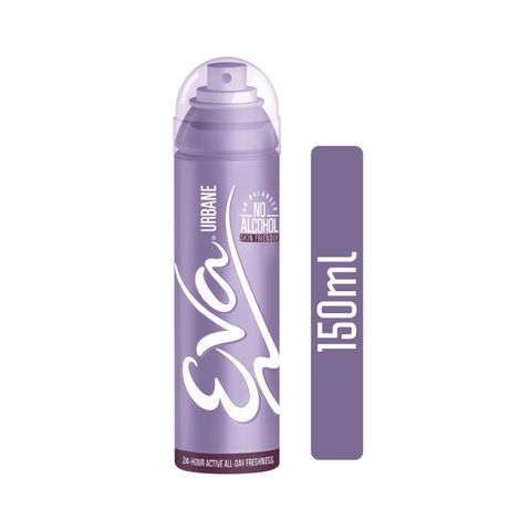 Buy Eva Deodorants for Women Urbane | pH Balanced | No Alcohol | Skin Friendly, 150 ml-Purplle