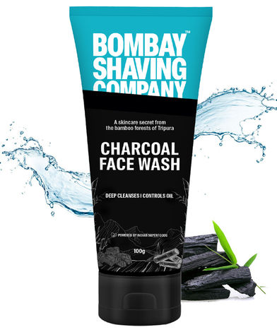 Buy Bombay Shaving Company Activated Charcoal Face Wash, 100 gm-Purplle