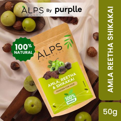 Buy Alps Goodness Amla Reetha & Shikakai(50 gm)-Purplle