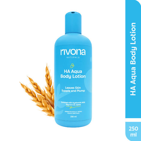 Buy Rivona Naturals HA Body Lotion | HM Sodium Hyaluronate + Cucumber | Hydrating and Refreshing | For Men & Women |All Skin types |250 ml-Purplle