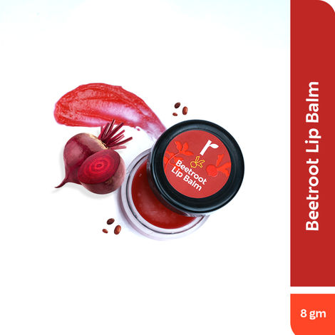 Buy Rivona Naturals Beetroot Lip Balm | Beetroot + Avocado Butter | Hydrating and Tinted | For Men & Women | 8 gm-Purplle
