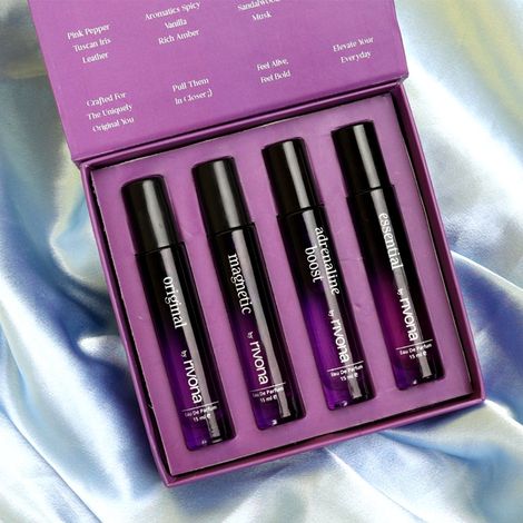 Buy Rivona Naturals Recollection Unisex Floral Perfume Gift Set Of 4 X 15Ml For Men & Women| Premium Long-Lasting Fragrance | Best Gift Set for Birthday ,Anniversary |Ifra Certified, 60 ml-Purplle