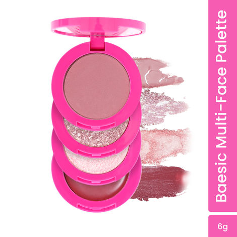 Buy Swiss Beauty Craze Baesic Multi-Face palette 02 Solulu, 6 gm-Purplle