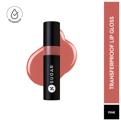 Buy SUGAR Cosmetics Partner In Shine Transferproof Glossy Lipstick with Peptide & Ceramides | Smudgeproof | Lasts upto 12hrs | 3 ml - 04 Salmon Sake-Purplle