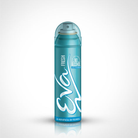 Buy Eva Deodorants for Women Fresh | pH Balanced | No Alcohol | Skin Friendly, 150 ml-Purplle