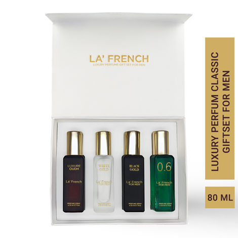 Buy La French Luxury Perfume for Men (80 ml) | 4 x 20 ml | trial pack | mini perfume | gift for men-Purplle