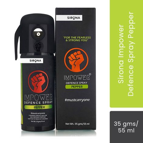Buy Sirona Impower Self Defence Pepper Spray Pepper for Woman Safety (55 ml)-Purplle