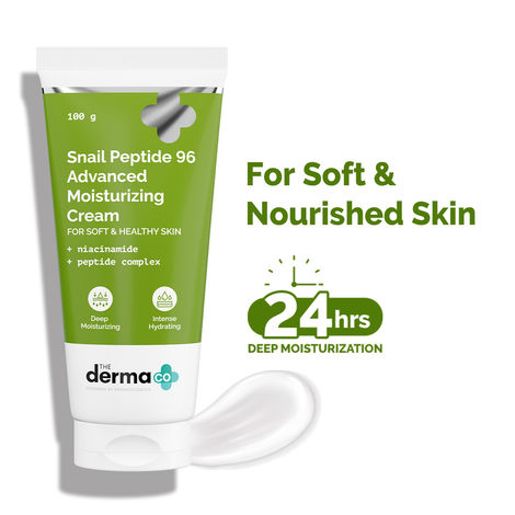 Buy The Derma Co. Snail Peptide 96 Advanced Moisturizing Cream| 96 Snail Mucin, Niacinamide, Peptide Complex & PENTAVITIN|24-hour Moisturizing |Deep Nourishment & Intense Hydration| Korean Cream For All Skin - 100 gm-Purplle