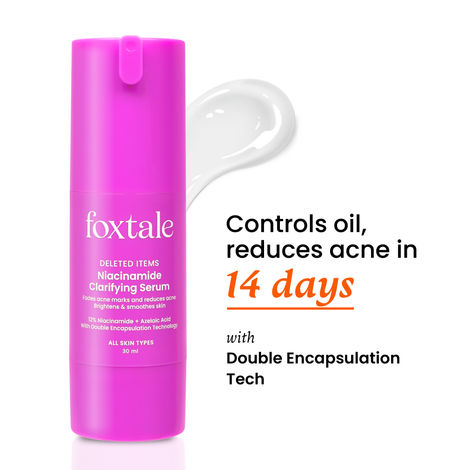 Buy Foxtale 12% Niacinamide Serum with Azelaic Acid for Oil Control & Brightening-30 ml-Purplle