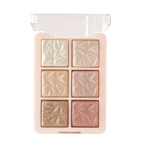 Buy MARS Glowzilla 6 Colour Highlighter Palette | Ultra Blendable & Long Lasting | Blinding Glow (12 gm) (Shade-02)-Purplle
