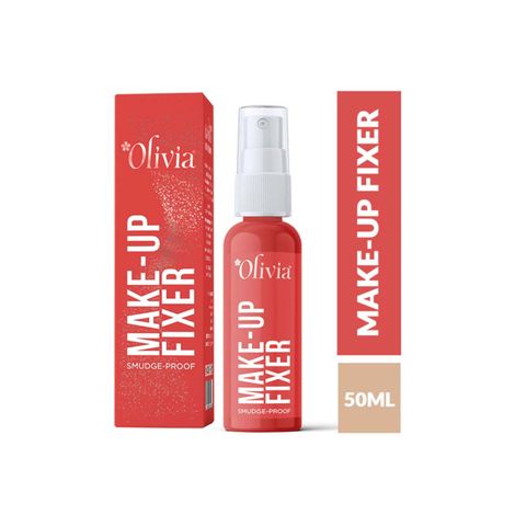 Buy Olivia Smudgeproof Makeup Fixer, Long lasting Misty Finish Professional Makeup Fixer Spray, Quick Dry Makeup Setting Spray - Paraben Free (50 ml)-Purplle