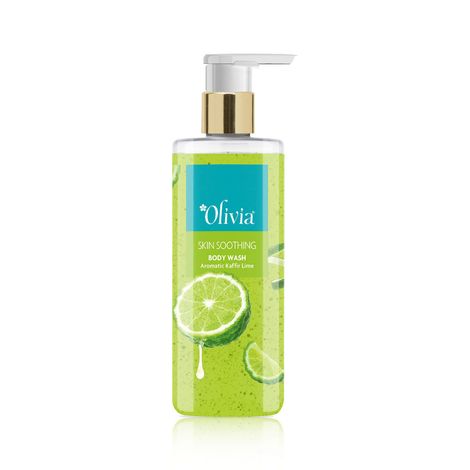 Buy Olivia Body Wash, Skin Soothing Gel Wash with Aromatic Kaffir Lime 250 ml - Free from Paraben, Silicone, Harmful Chemicals-Purplle