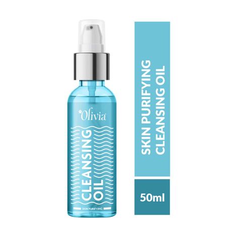 Buy Olivia Skin Purifying Cleansing oil, Removes Skin Impurities and Dead Skin, Cleanser for Deep Pore Cleansing, Hydrating, Brightening & Pollution Defence (50 ml)-Purplle