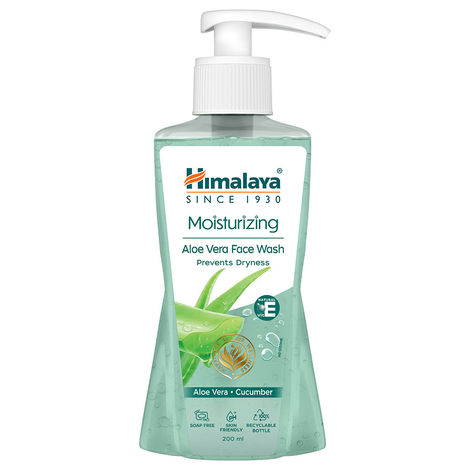 Buy Himalaya Moisturizing Aloe Vera Face Wash (200 ml)-Purplle