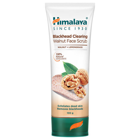 Buy HimalayaA Blackhead Clearing Walnut FaceA Scrub (100 gm)-Purplle