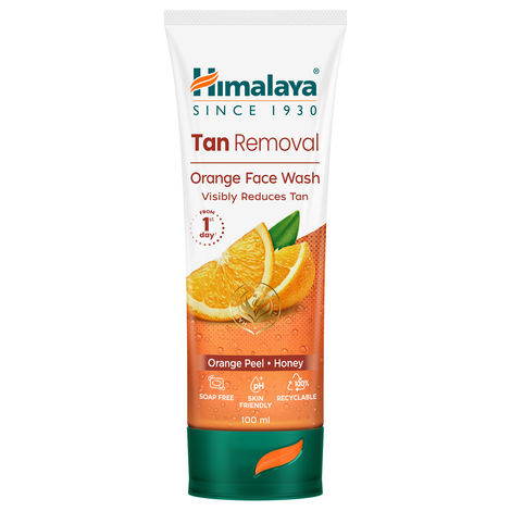 Buy Himalaya Tan Removal Orange Face Wash (100 ml)-Purplle