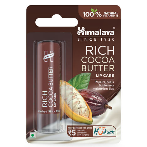 Buy Himalaya Herbals Rich Cocoa Butter Lip Care (4.5 gm)-Purplle