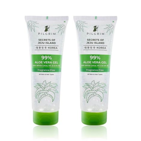 Buy Pilgrim Aloe Vera Gel Pack of 2 (200gm*2)-Purplle