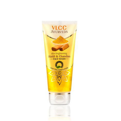 Buy VLCC Skin Brightening Haldi & Chandan Facewash (100 ml)-Purplle