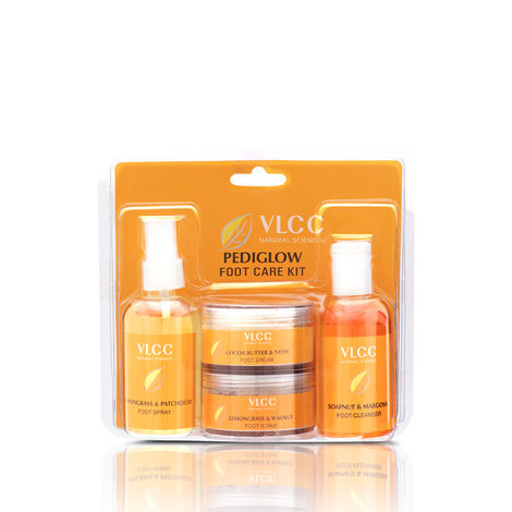 Buy VLCC Pedi Glow Foot Care Kit (200 ml+100 gm)-Purplle