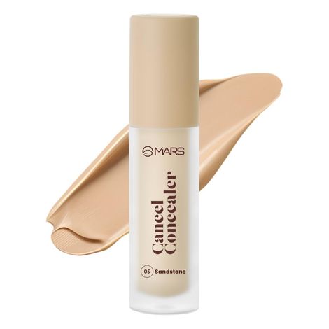 Buy MARS Cancel Concealer for Face Makeup with Radiant Natural Finish | 05-Sandstone | 6 ml | Lightweight | Medium to High Coverage | Long-Lasting & Multi-Purpose | Crease Resistant-Purplle