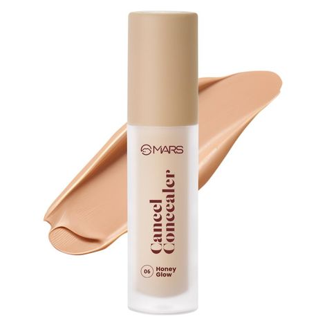 Buy MARS Cancel Concealer for Face Makeup with Radiant Natural Finish | 06-Honey Glow | 6 ml | Lightweight | Medium to High Coverage | Long-Lasting & Multi-Purpose | Crease Resistant-Purplle