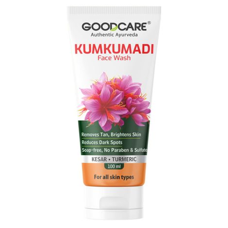 Buy GOODCARE Ayurvedic Kumkumadi Facewash For Youthful & Spotless Glowing Skin 100ml-Purplle