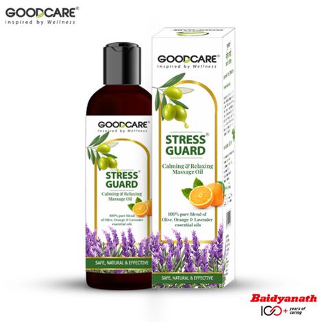 Buy GOODCARE Ayurvedic Stress Guard Massage Oil For Ultimate Stress Reliever 100 ml-Purplle