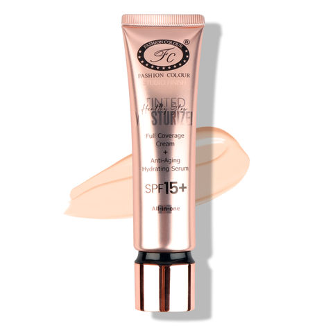 Buy Fashion Colour Healthy Glow Tinted Moisturizer | Natural Glow | Spf 15 | Anti-Ageing Properties | Hydrating Serum | Lightweight Formula | Blends Easily | Suitable For All Skin Types | Natural | 30 ml-Purplle