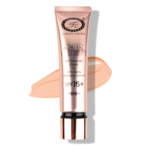Buy Fashion Colour Healthy Glow Tinted Moisturizer | Natural Glow | Spf 15 | Anti-Ageing Properties | Hydrating Serum | Lightweight Formula | Blends Easily | Suitable For All Skin Types | Fawn | 30 ml-Purplle