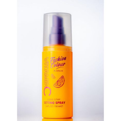 Buy Fashion Colour Platinum Vitamin C Setting Spray | Long Stay | Matte Finish | Formulated With Vitamin C | Lightweight | Breadable | Brighten | Long Lasting | All Skin Types | 100 ml-Purplle