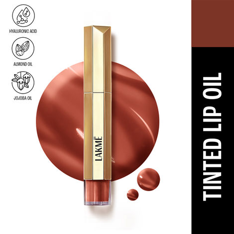 Buy Lakme 9to5 Overtime Shine Tinted Lip Oil 5.3 ml - Cocoa Truffle-Purplle