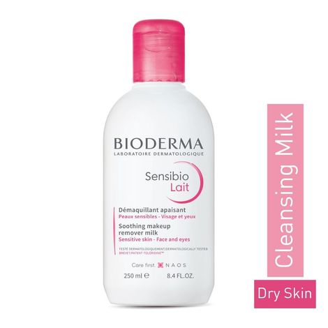 Buy Bioderma Sensibio LaitA Demaquillant Soothing makeup removing milkA that gently cleanses sensitive skin, 250 ml-Purplle