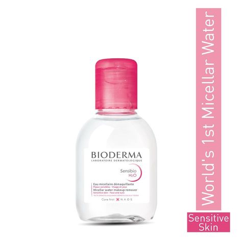 Buy Bioderma Sensibio H2O Micellar Water, Cleansing and Make-Up Removing Solution 100 ml-Purplle