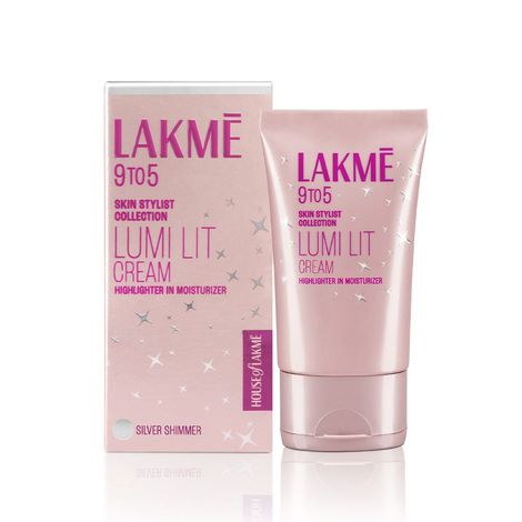 Buy Lakme Lumi Strobe Cream - Highlighter + Moisturizer + Primer With Hyaluronic Acid & Niacinamide - Silver| 60 gm-Purplle