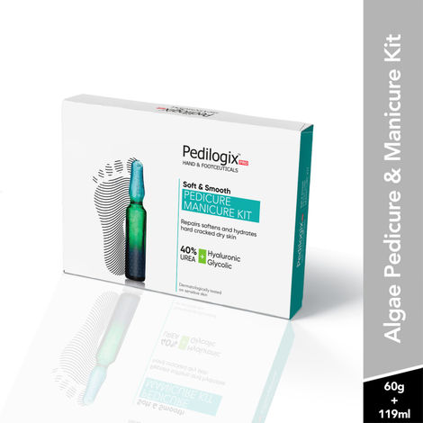 Buy O3+ Pedilogix PRO Alage Pedicure & Manicure Kit 60g+119ml-Purplle