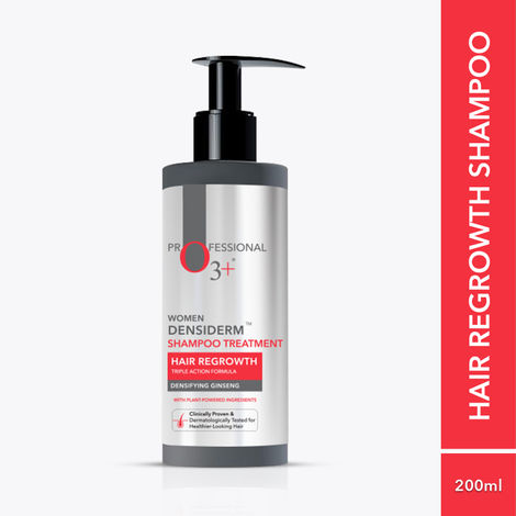 Buy O3+ Women Densiderm Hair Growth Shampoo with Ginseng For Hair Fall Control & Hair Growth 200 ml-Purplle