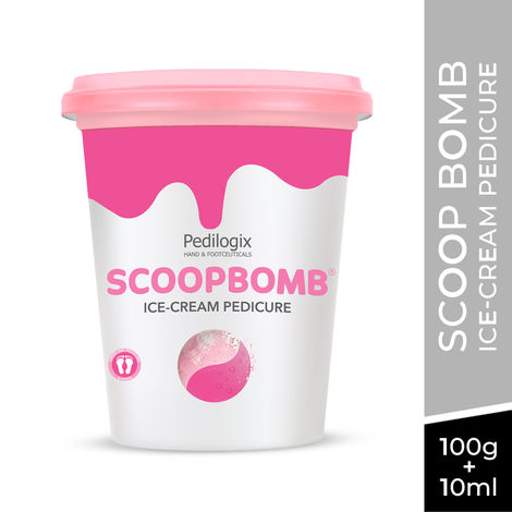Buy O3+ Pedilogix Scoop Bomb Kit Ice - Cream Pedicure with Bath Bomb for Soft & Moisturised Feet | 100 gm + 10 ml-Purplle