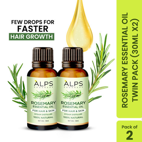 Buy Alps Goodness Rosemary Essential Oil Twin Pack (Pack of 2)-Purplle