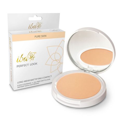 Buy Iba Perfect Look Long-Wear Mattifying Compact 01 Fair Pearl (9 gm)-Purplle