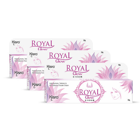 Buy Kisra Royal Glow Cream | Best Anti Aging Face Cream for Women and Men Reduces Wrinkles and Exfoliates Dirt - Impurities Rejuvenates Skin Cells for a Soft and Glowing Skin - 15 gm (Pack of 3)-Purplle