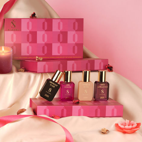 Buy Nisara Perfume Gift Set For Women - Pack of 4-Purplle